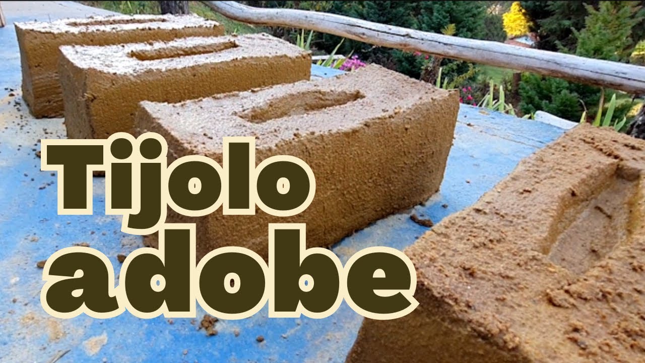 PASSO A PASSO DO TIJOLO ADOBE COM TERRAS ARGILOSA E ARENOSA