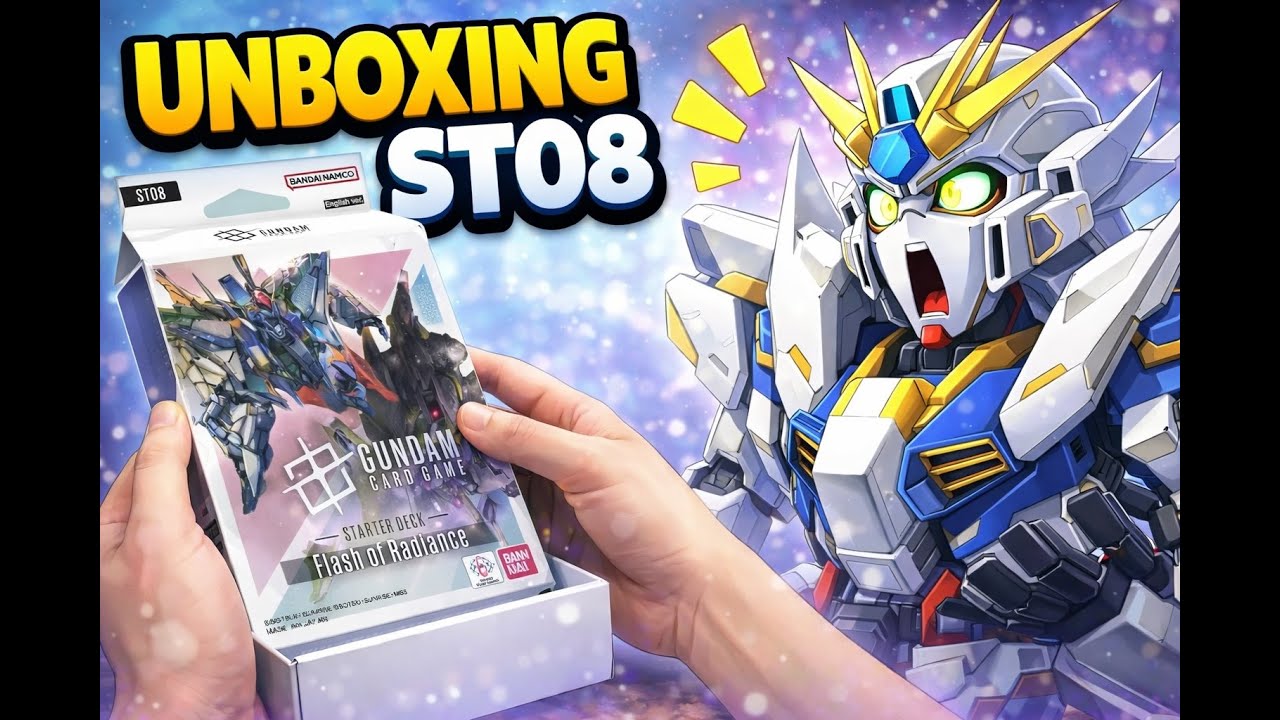¡ABRIMOS los STARTER DECKS ST08 del GUNDAM CARD GAME! + Review flash of Radiance [ST08]
