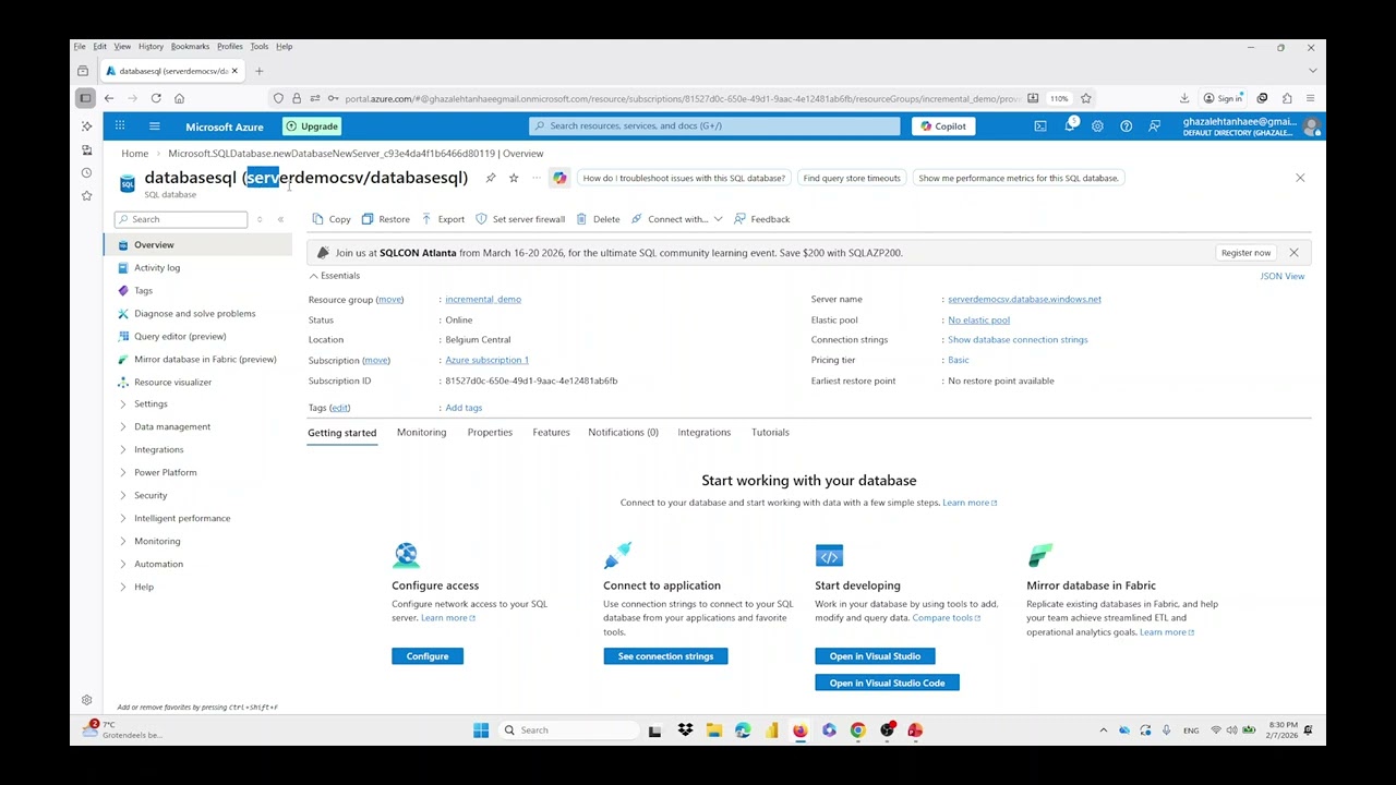 Real Azure Data Factory Project | End-to-End CSV to SQL Pipeline