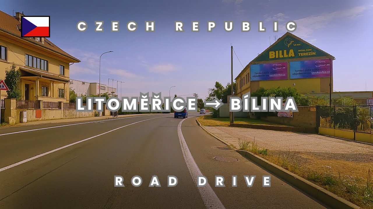 Scenic Drive in Czech Republic | Litoměřice → Bílina