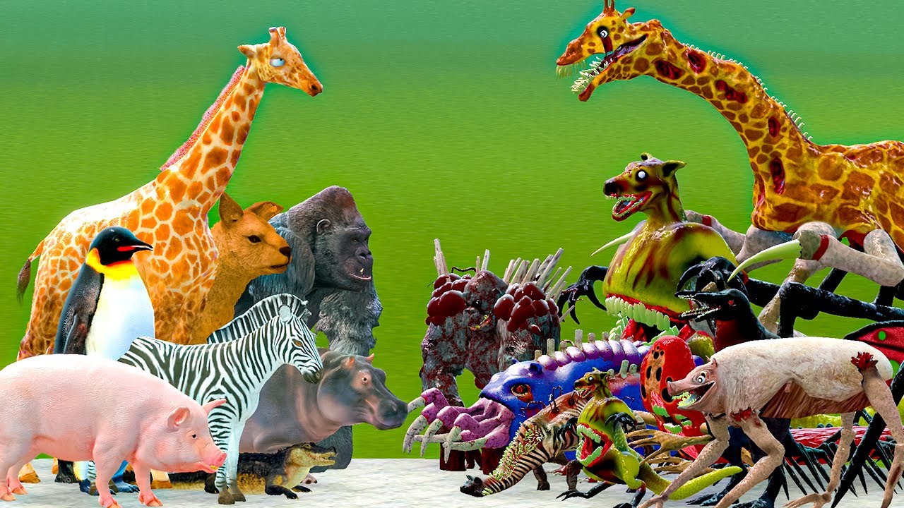 NEW ALL ZOOCHOSIS MONSTERS VS ALL ANIMALS IN GARRY&rsquo;S MOD!