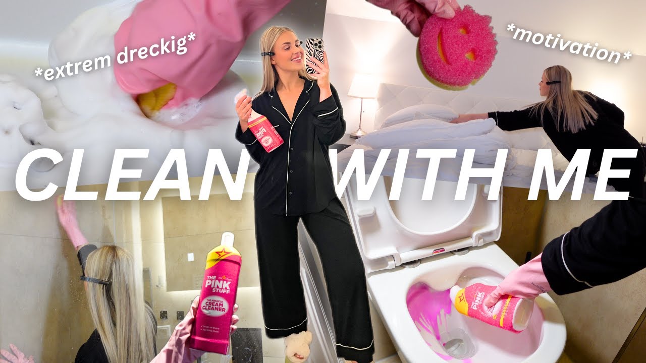 CLEAN WITH ME 🧽 *extrem dreckig* | komplette Putzroutine, Motivation + Produkte 🫧