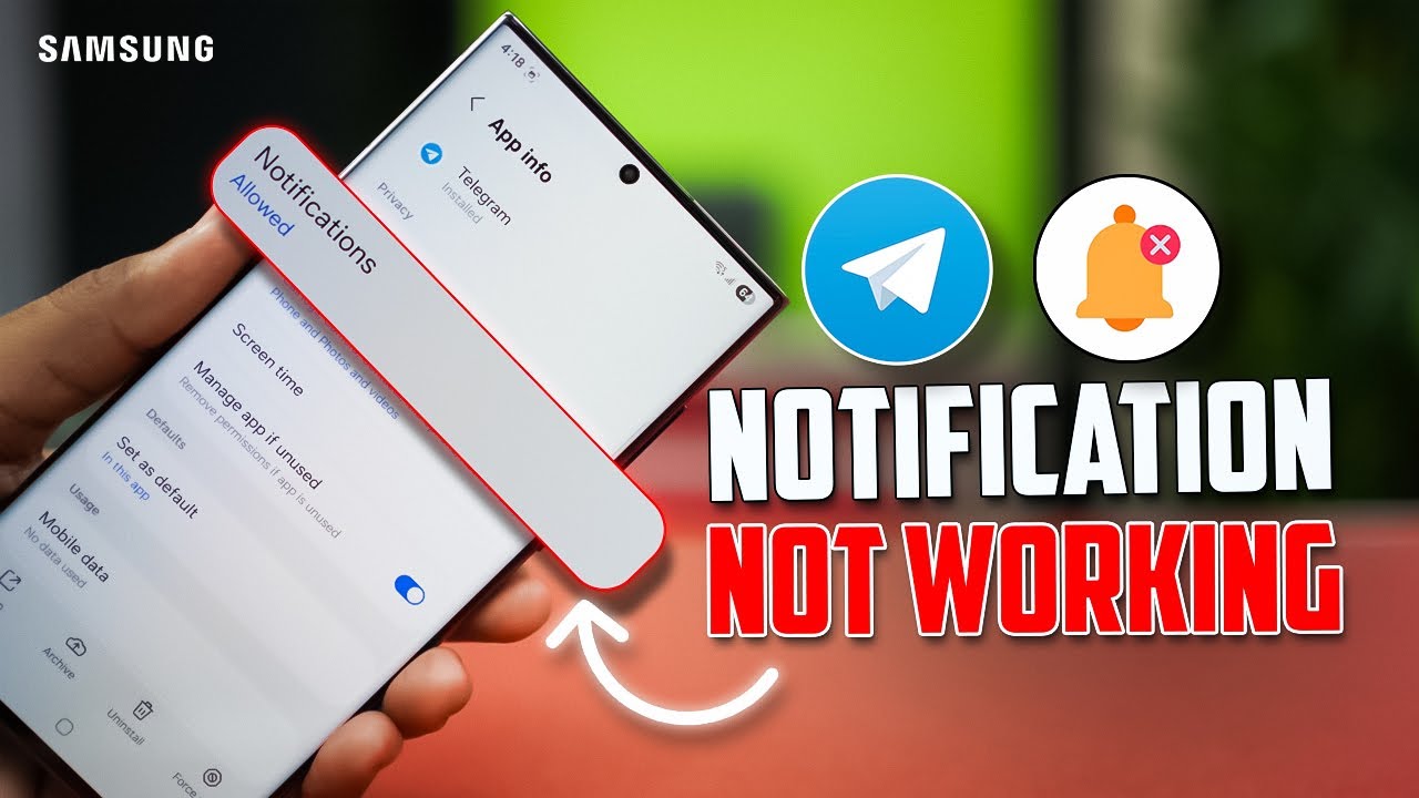 Исправление проблемы с уведомлениями Telegram | Telegram не отображает оповещения и звук