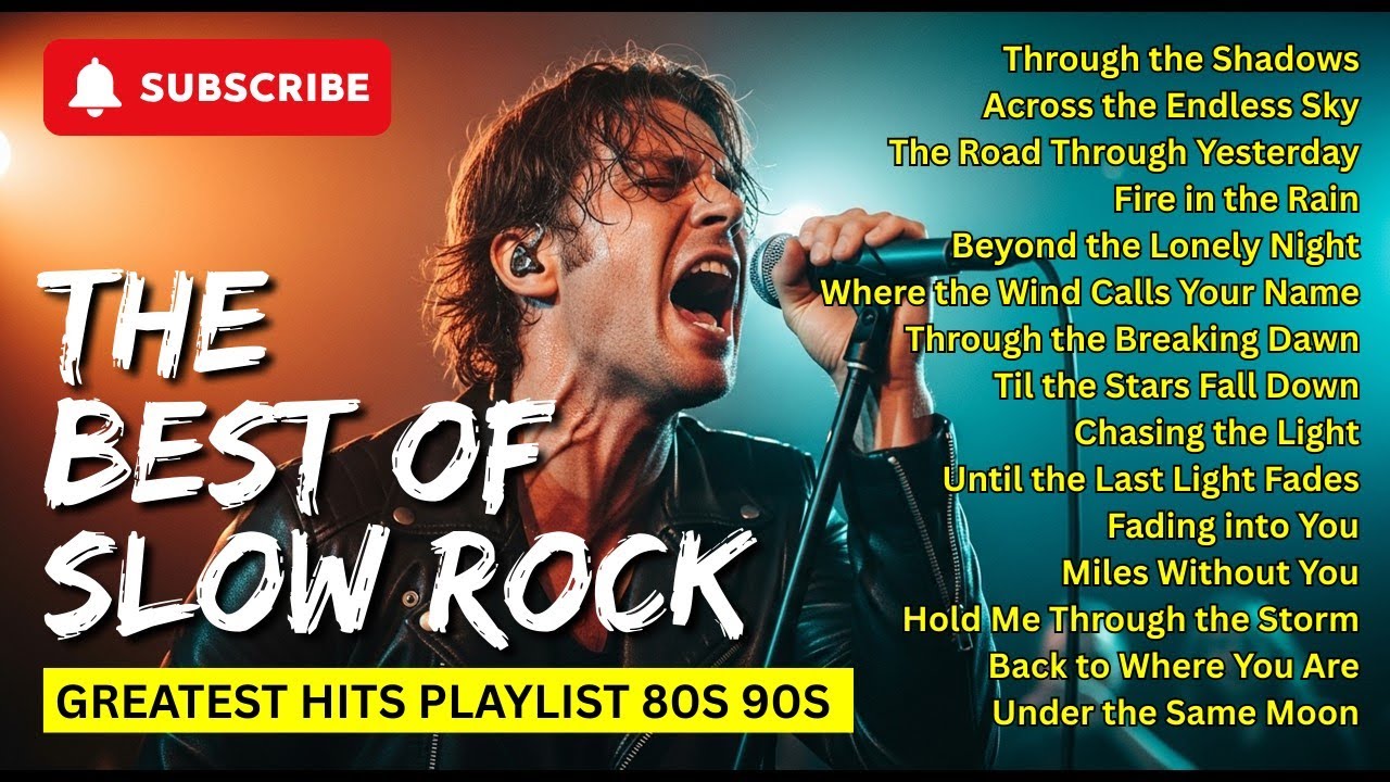 Slow Rock Romantic Classics | The Most Powerful Heart-Shattering Ballads
