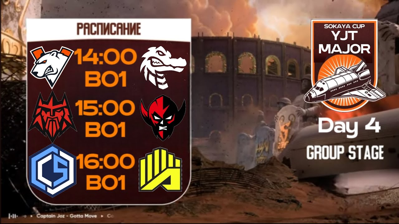 YJT MAJOR#2 SO2 x Sokaya cup. Групповой этап День 4 klasher vs arct1k