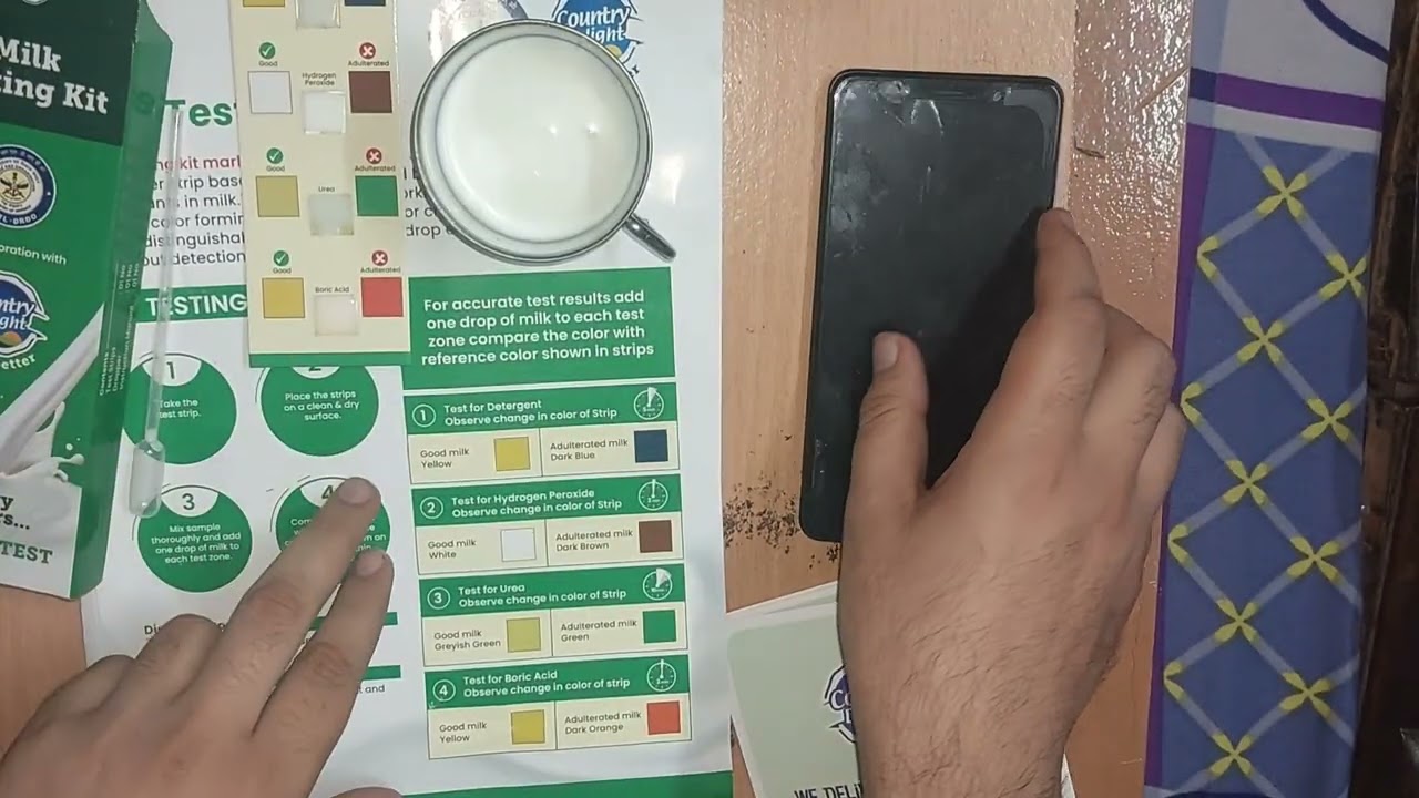 How to Use Milk test kit  Country Delight Mark-2 How to check result for study purpose