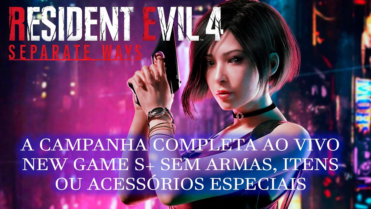 Resident Evil 4 Remake - Caminhos Distintos ao Vivo - Profissional New Game S+