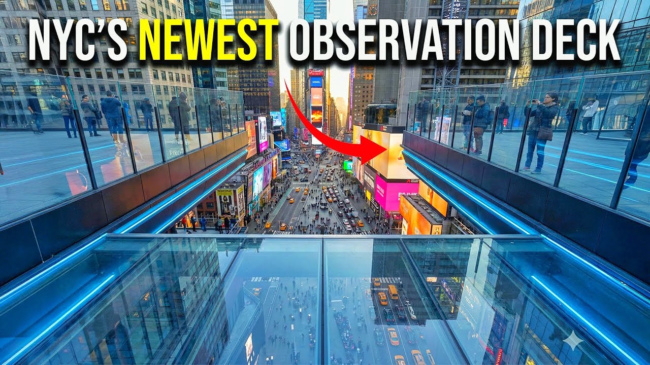 NYC's NEWEST Observation Deck in Times Square (Best View in NYC) : FIRST LOOK & REVIEW