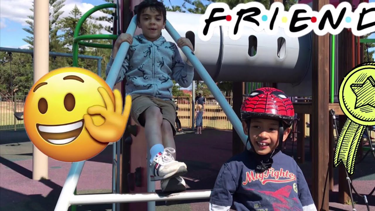 Playground Hunter And The Climbing Race At Cook Park Playground | Special Guest