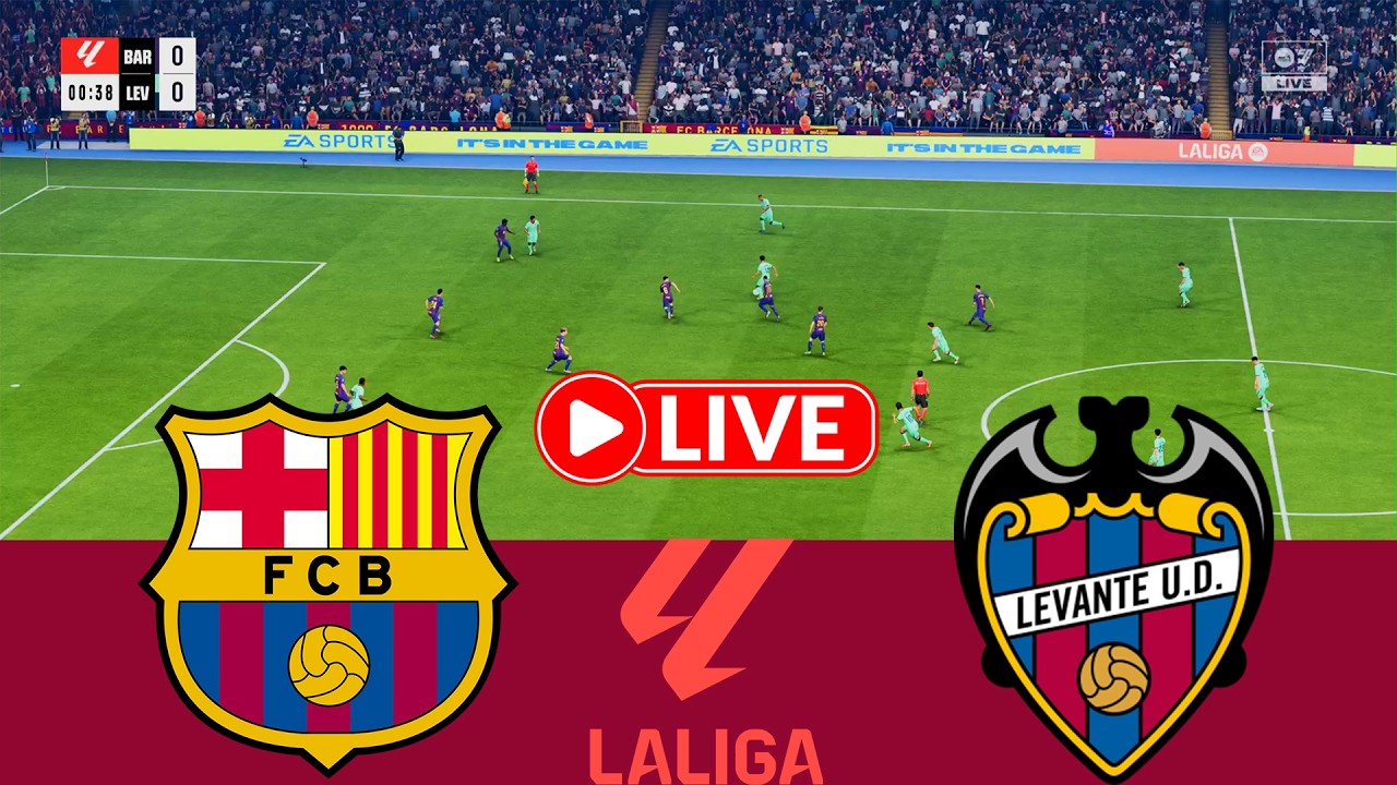 LIVE FC Barcelona vs Levante UD | La Liga 2026 | EA Sports FC 26 PS5 Realistic Gameplay