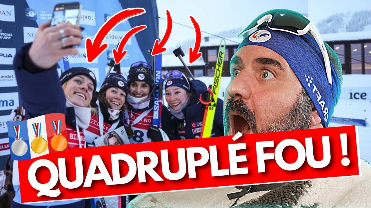 ❄️ BIATHLON 🇳🇴​ Sprint Femmes Sjusjøen : QUADRUPLÉ HISTORIQUE des Françaises à Sjusjøen 🇫🇷