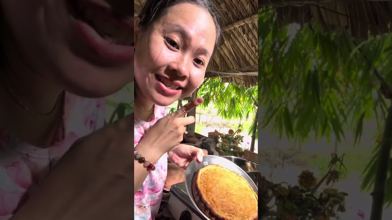 Xin được d ằ n m ặ t Thiện Nhân bằng cái bánh bò thốt nốt thành công 95% 