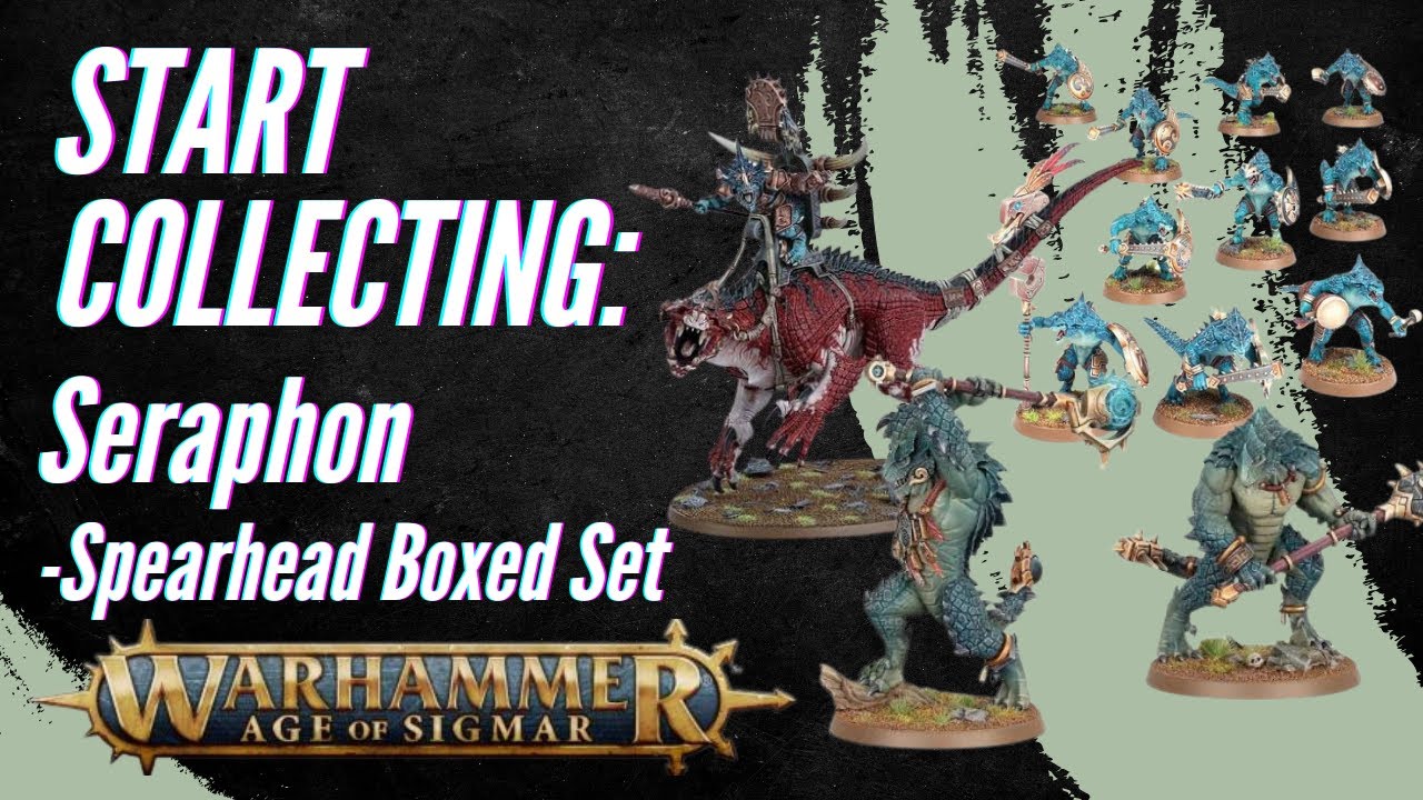 Start Collecting Warhammer Age of Sigmar: Seraphon -Spearhead Boxed Set