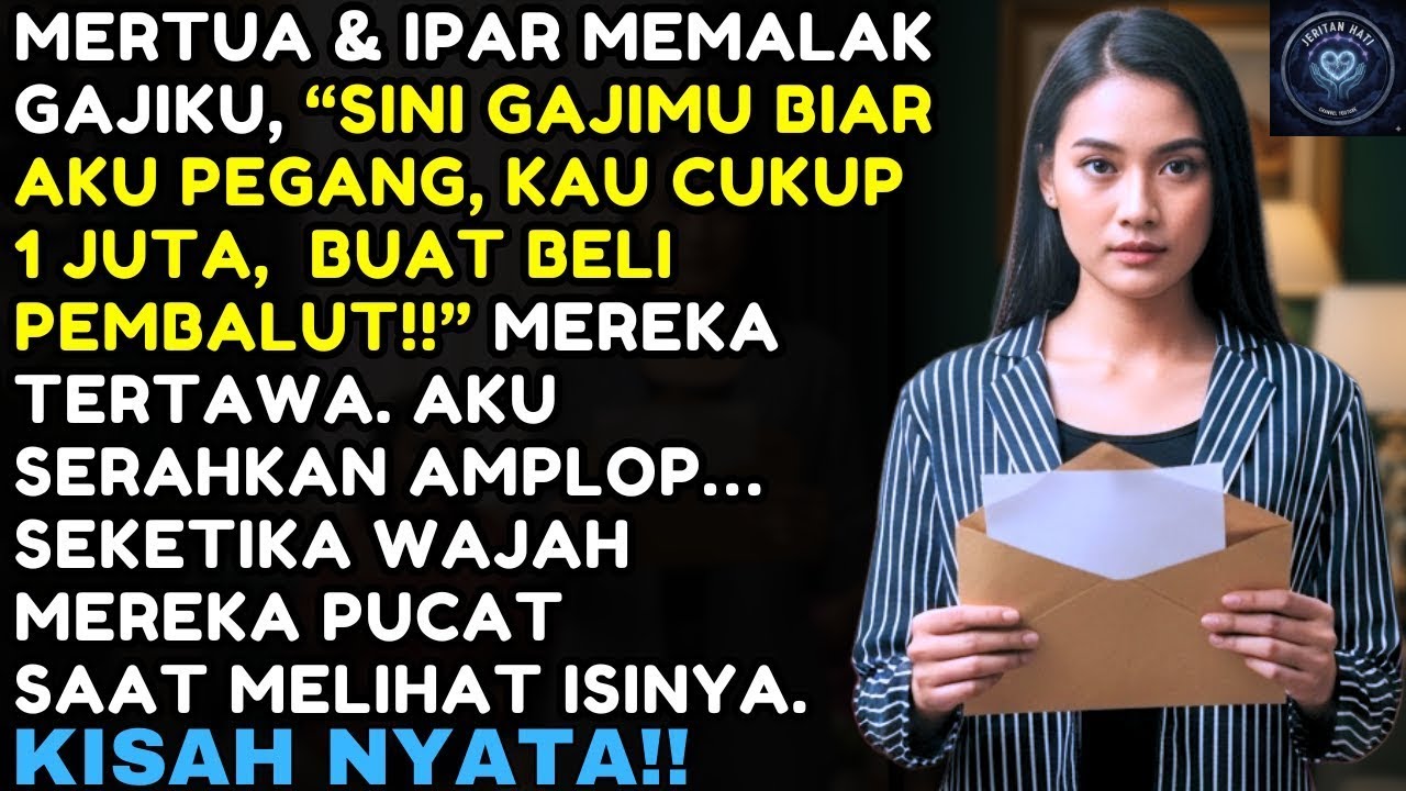 "CUKUP 1 JUTA!" EJEK MERTUA. SAAT BUKA AMPLOP GAJIKU, MEREKA PUCAT LIHAT ISINYA!