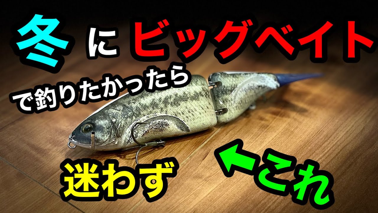冬にビッグベイトで釣りたかったら迷わずこれ！【タイニークラッシュ】【バス釣り】