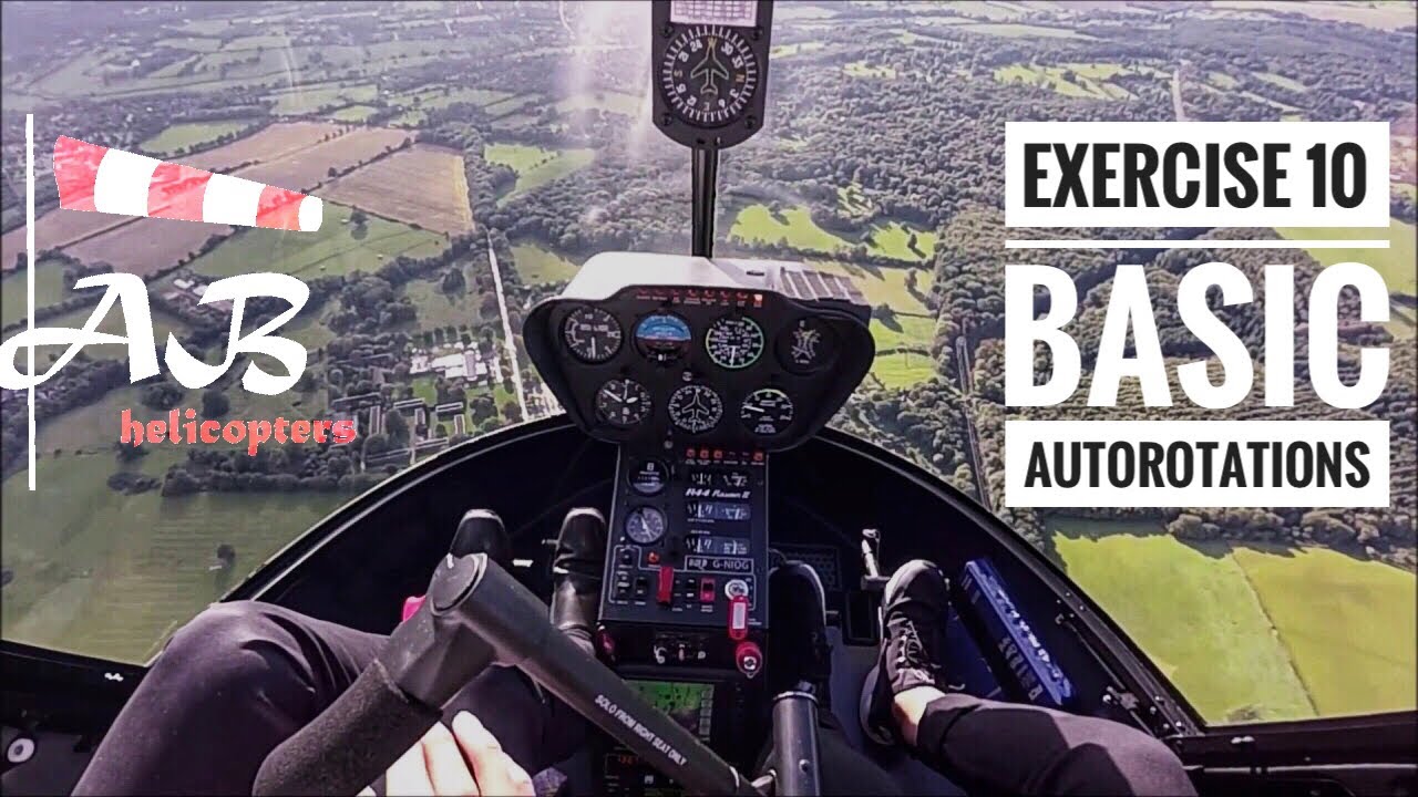 How do Helicopters land without an engine ? Autorotation training
