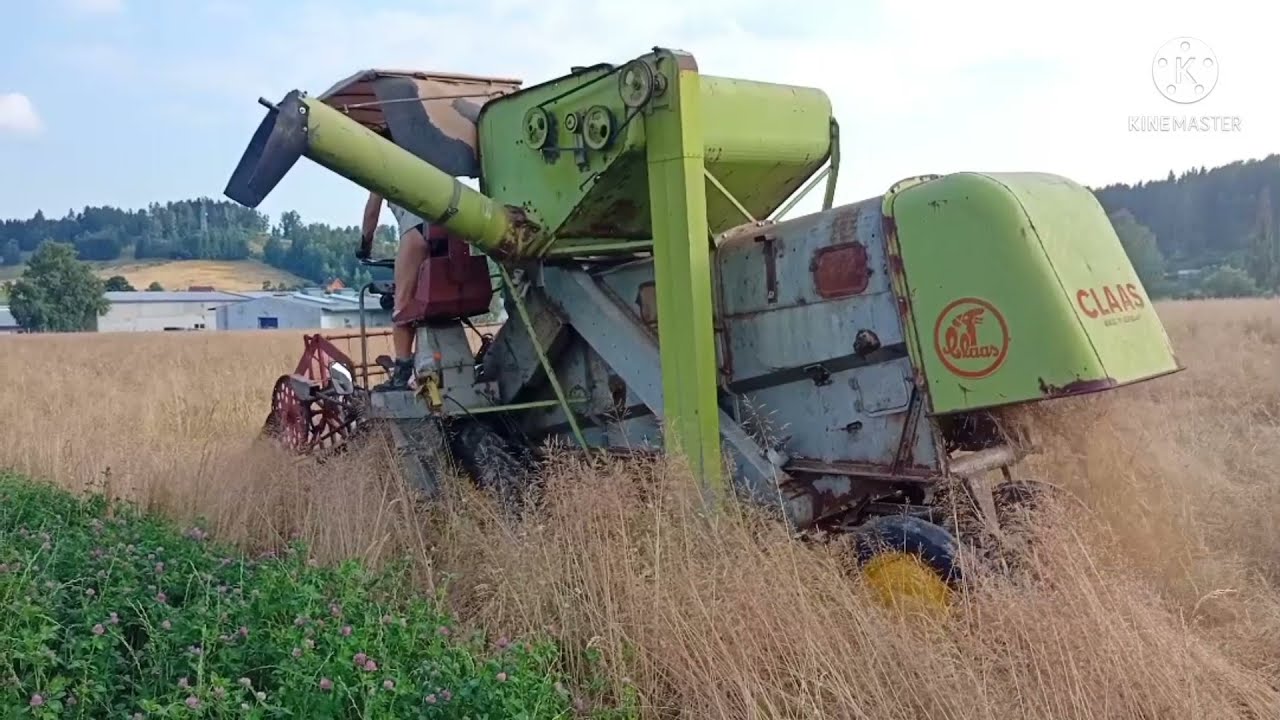 Claas Columbus kombajn (German harvester Claas Columbus)