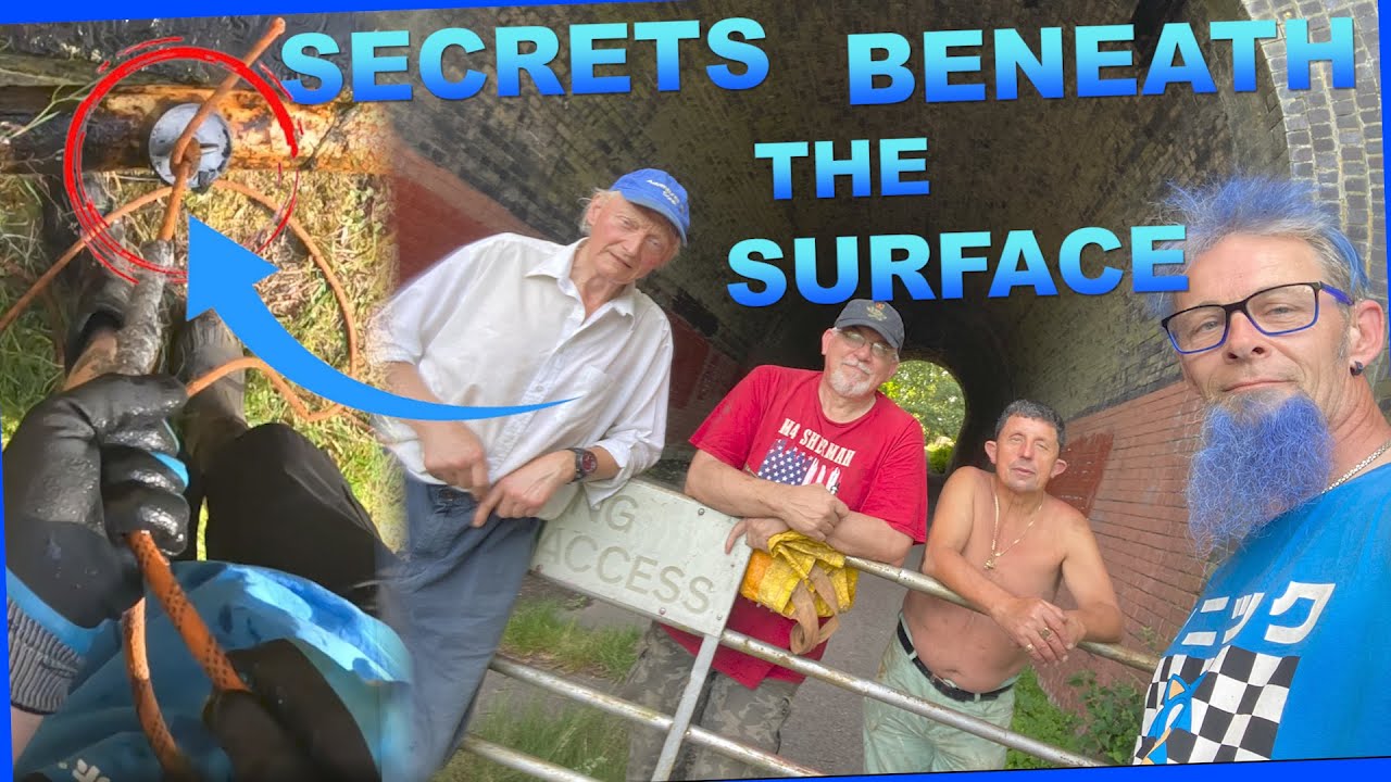 Eerie Discoveries: Hidden WWII junk magnet fishing cleaning the waterways