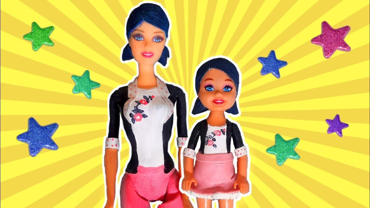 DIY BARBIE TRANSFORMAÇÃO MARINETTE