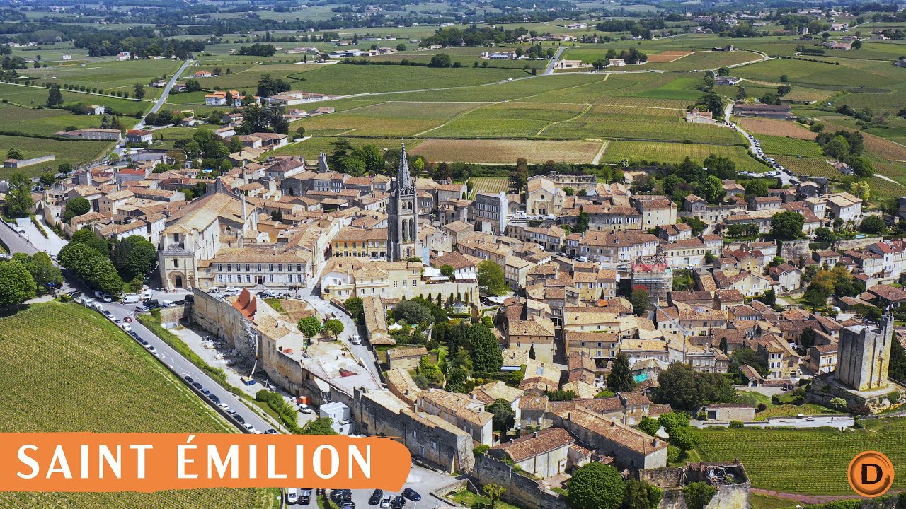 Saint Émilion - Grandiose et Unique ! - Drone - Documentaire Aérien 4k - Aerial Footage 4k