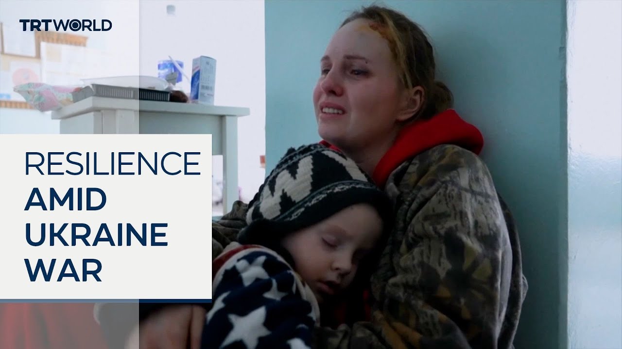 Ukrainian families show resilience despite war