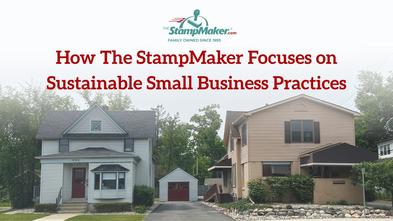 Reduce, Reuse, Recycle: How The StampMaker Focuses on Sustainable Small Business Practices