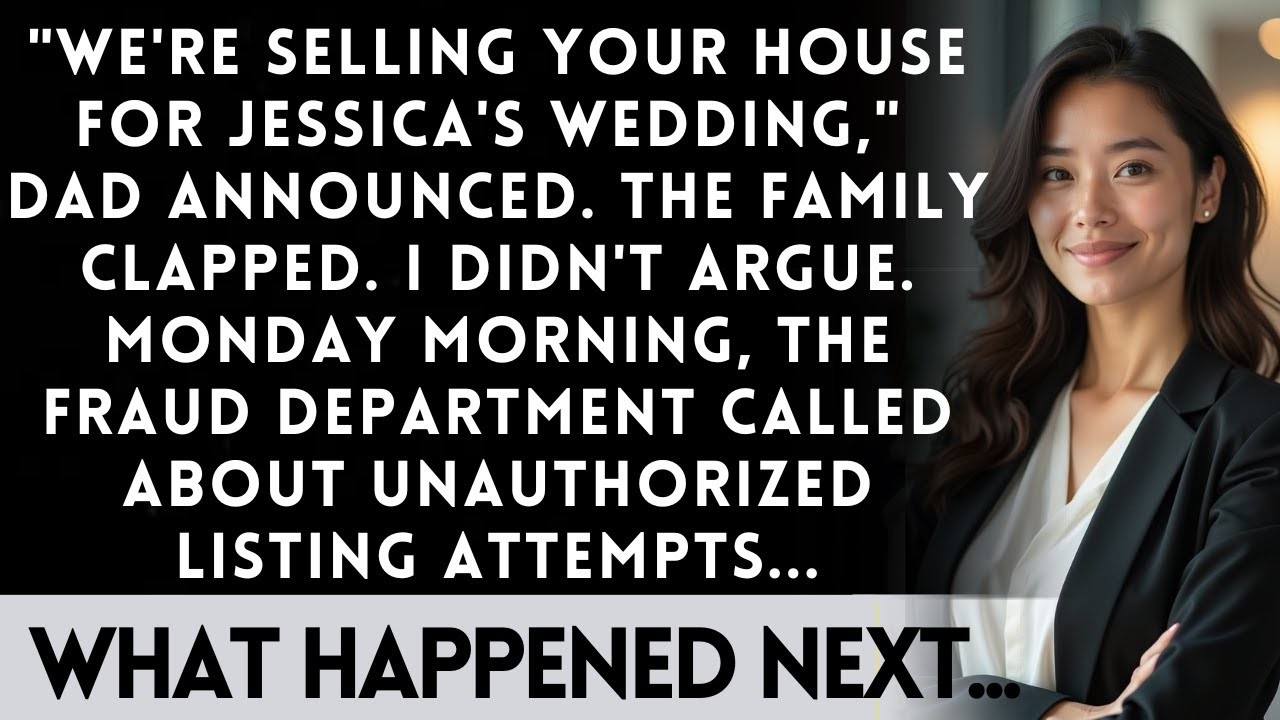 At The Family Meeting, They Voted To Sell My Home For Sister's Wedding — Until The Bank President...