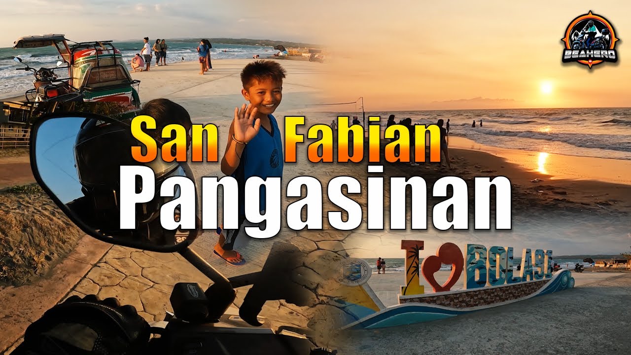 BOLASI BEACH dinarayo ng mga turista ngayong Summer | San Fabian, Pangasinan | Honda Beat FI V2