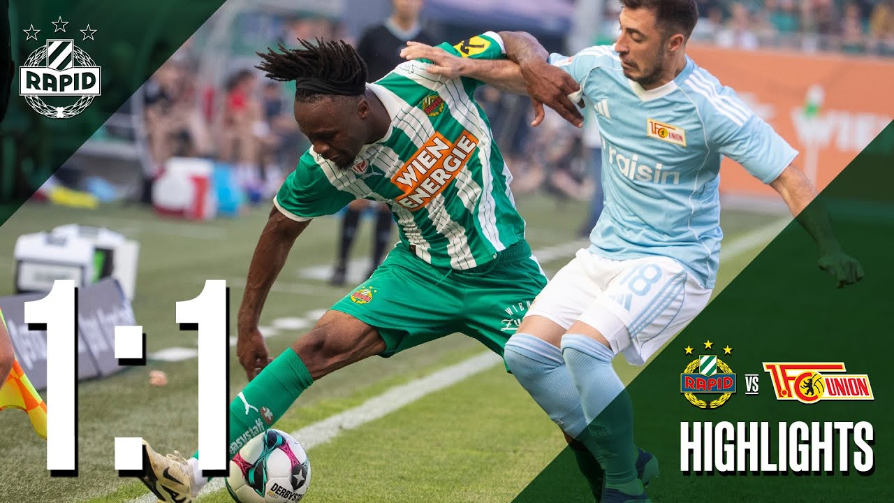 Highlights: SK Rapid – 1. FC Union Berlin