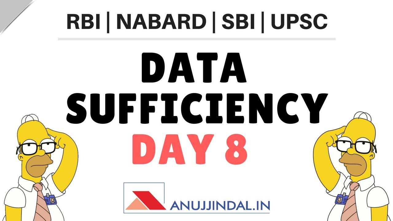 DATA SUFFICIENCY FOR RBI | RRB | SBI | UPSC | SSC CGL | DAY 8