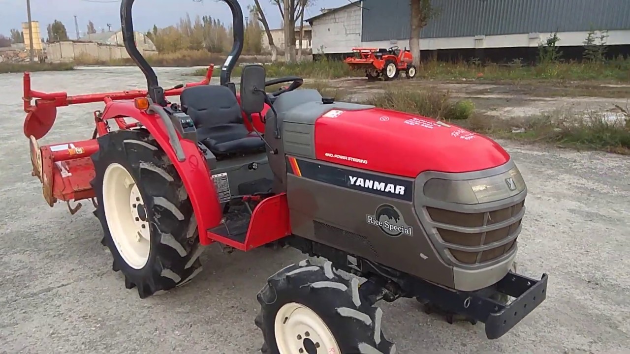 Японский минитрактор Yanmar RS-27 4WD без наработки.