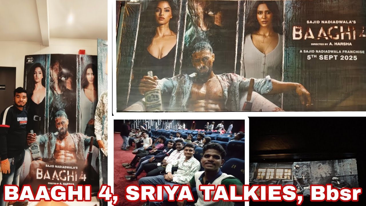 I Will Go To Baaghi 4 Sriya Talkies Bbsr movie 🎥🍿great amazing #baaghi4 #movie #signlanguage #shorts