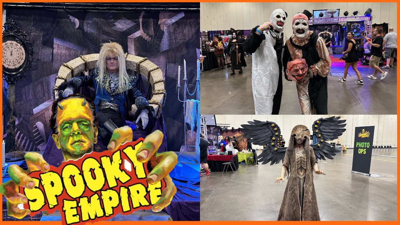 SPOOKY EMPIRE Orlando HORROR CONVENTION - COSPLAY, MERCH, CELEBRITIES ￼