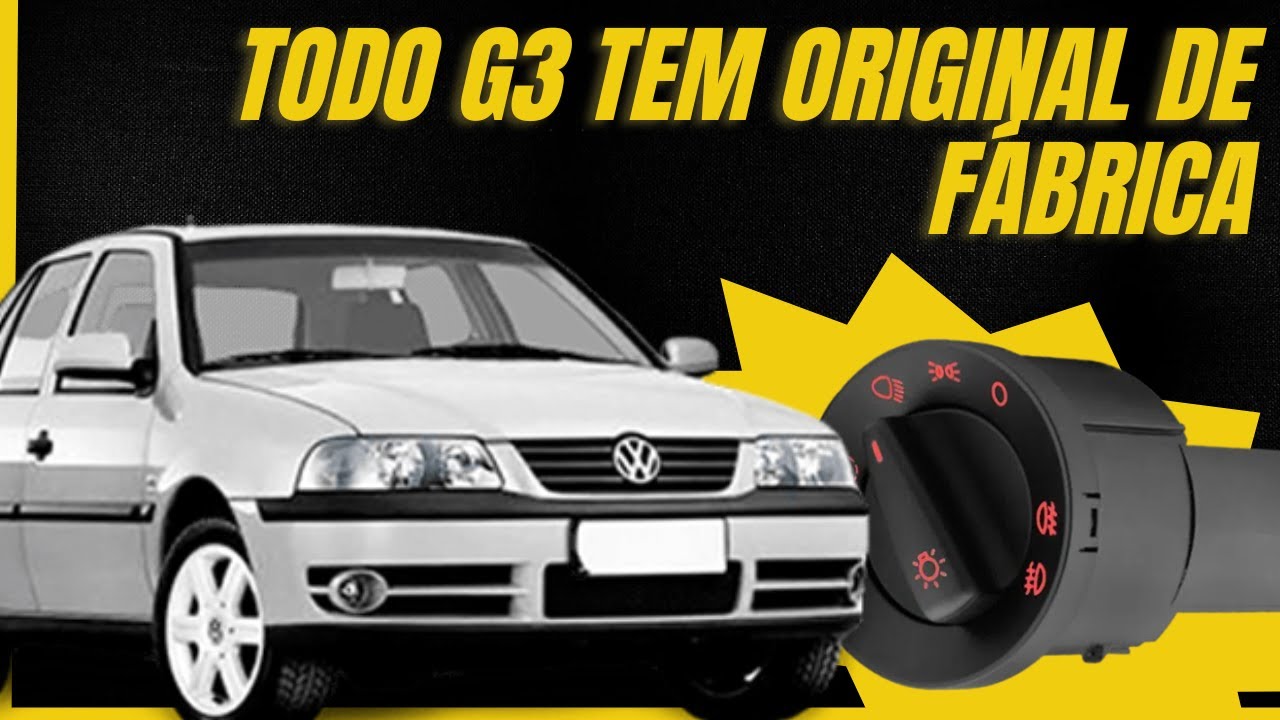 Farol de Milha G3 Parati Saveiro Gol Chave Original [Instalação Original]