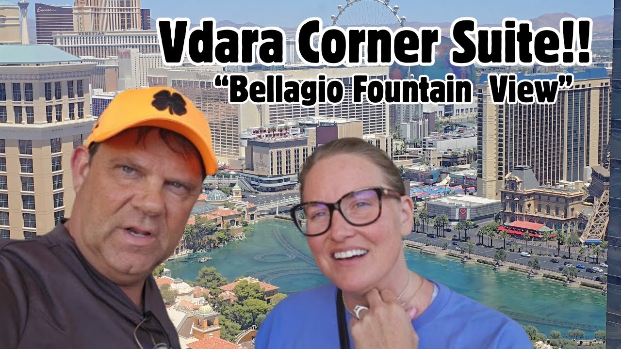Видеоблог о Лас-Вегасе | БЕЗУМНЫЙ Угловой люкс Vdara с видом на фонтан Bellagio + ужин в ресторан...
