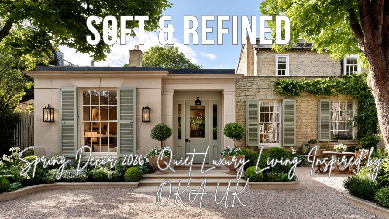 Soft & Refined Spring Decor 2026  Quiet Luxury Living Inspired by OKA UK