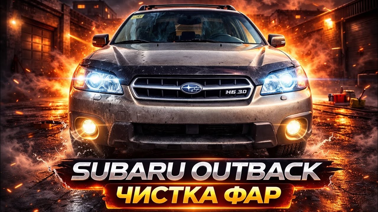 Subaru Outback. Капитальная чистка фар