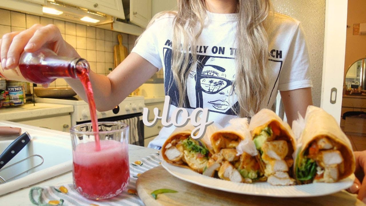 Proste Posiłki po Ciężkich Dniach Zbior&oacute;w w Grecji 👩&zwj;🌾| Serowe Burrito z Kurczakiem i Makaron z Krew
