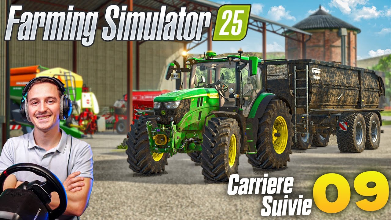 NOUVEAU BÀTIMENT ! FARMING SIMULATOR 25 ! Carrière Suivie #9