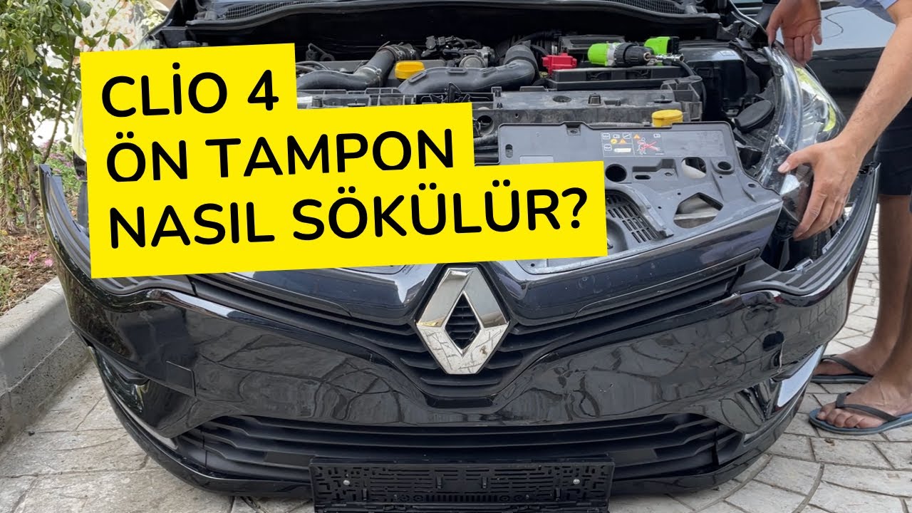 Renault Clio 4 Tampon ve Far Nasıl Sökülür?