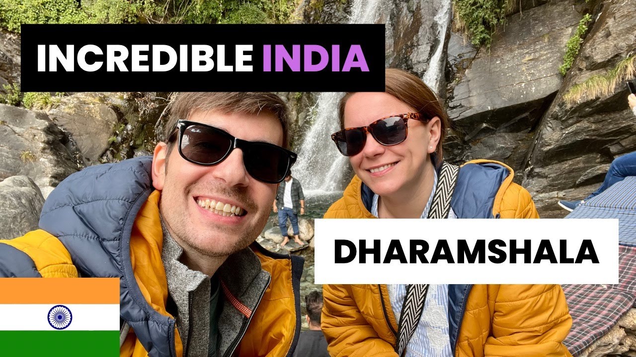 Exploring 🇮🇳 DHARAMSHALA, INDIA - BHAGSU FALLS & DALAI LAMA TEMPLE - Travel Vlog