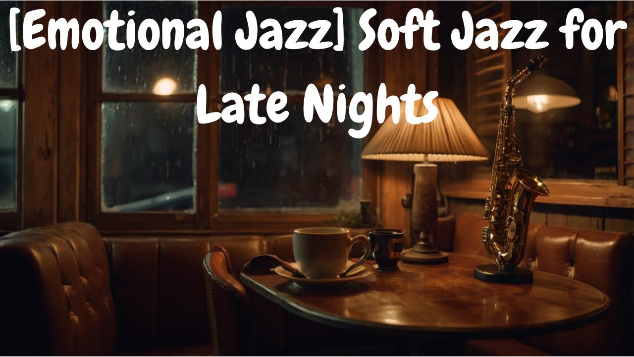 [Emotional Jazz] Soft Jazz for Late Nights 🌙 | Relax, Study, Heal