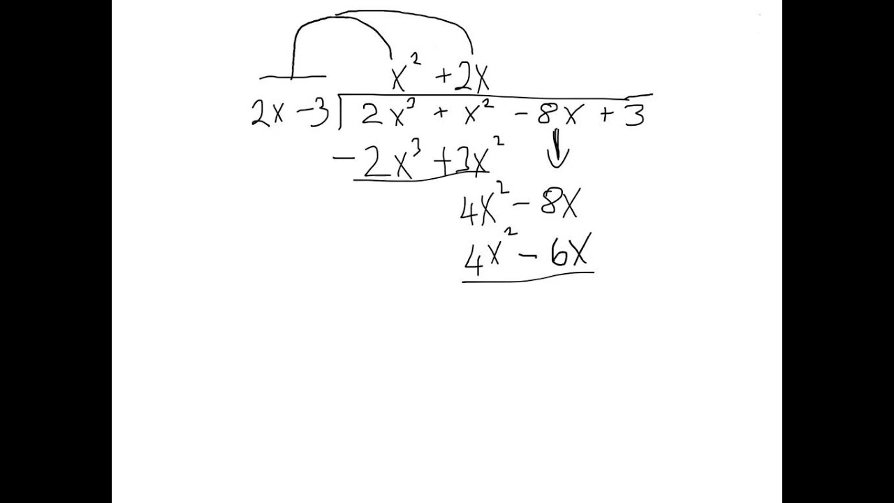 Junior Cert Maths Paper 1 -Algebraic Long Division