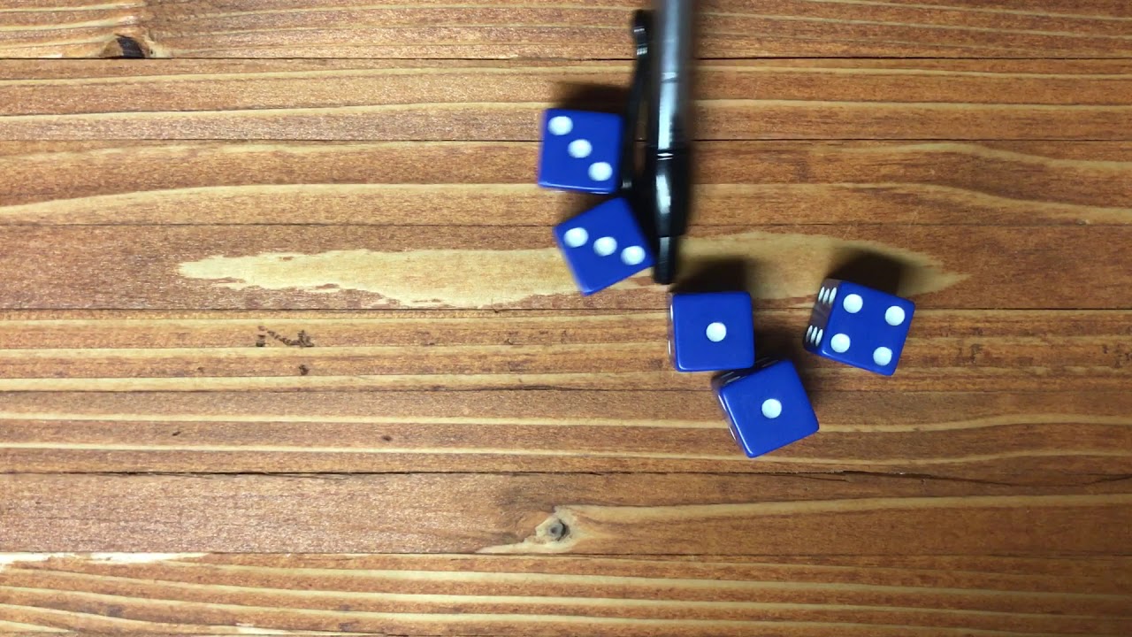 How to play Threes away dice game