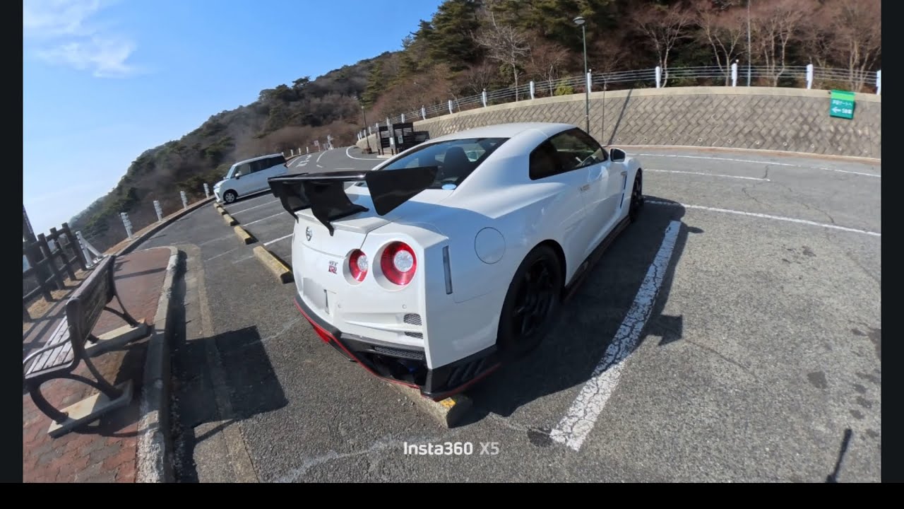 GT-Rで六甲へドライブ😊🩷