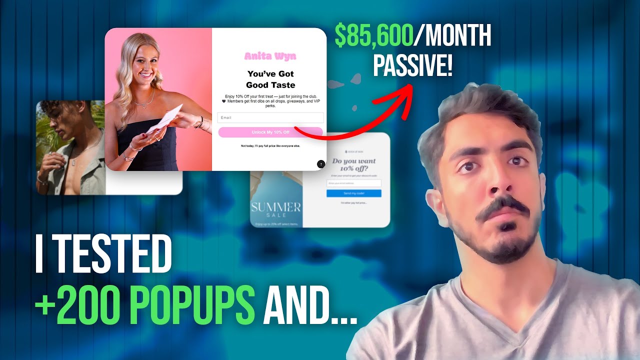 I tested +200 signup forms to get the highest conversion rate | klaviyo popup form email marketing