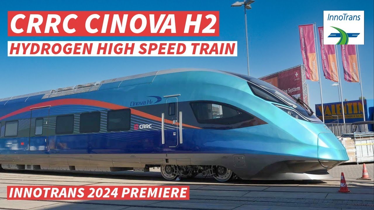 Премьера водородного поезда CRRC Cinova H2 на InnoTrans 2024: Революция в железнодорожной технологии