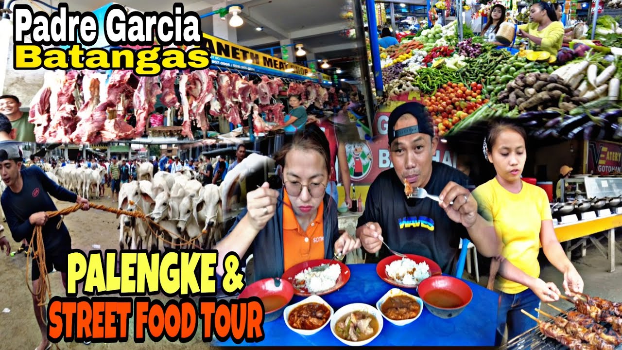 PALENGKE & STREET FOOD TOUR in PADRE GARCIA, Batangas Philippines! Morning Visit to Public Market