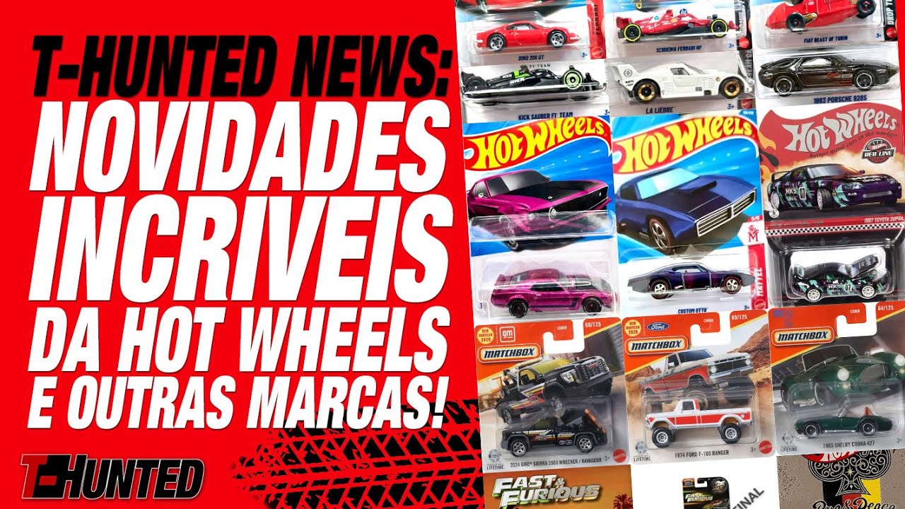 T-HUNTED NEWS! NOVIDADES INCRÍVEIS DA HOT WHEELS E DE OUTRAS MARCAS PARA 2026!