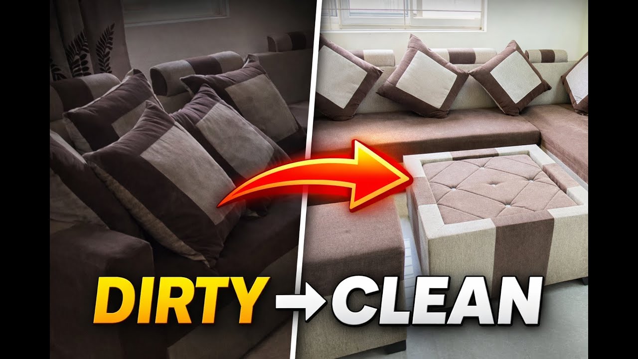 Sofa Cleaning | How Professionals Clean Sofas | Complete Sofa Cleaning | Remove Stains, Dust & Odour